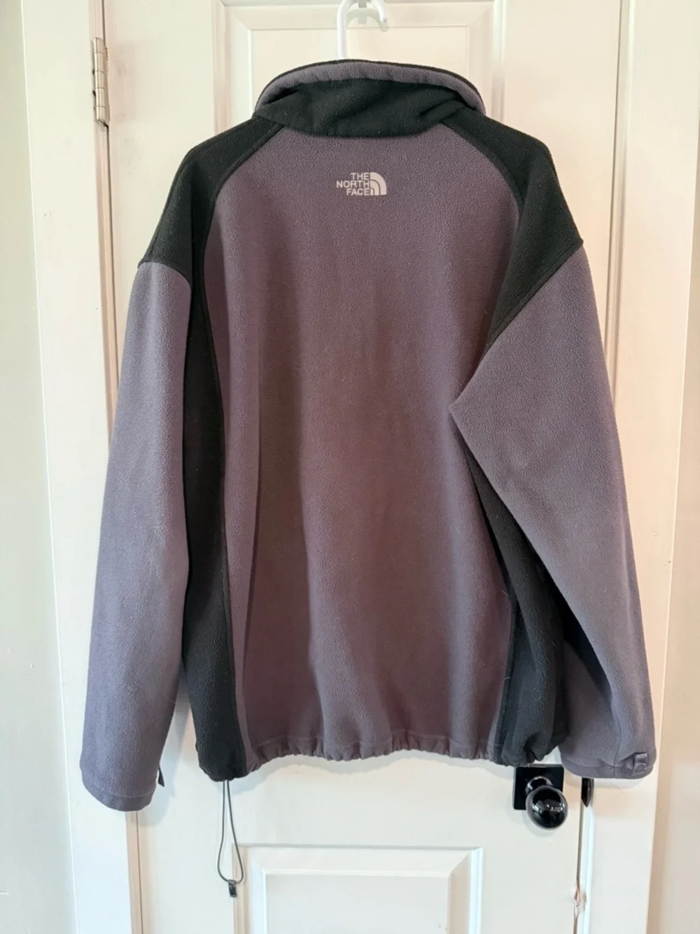 The North Face Gray Black Full Zip Fleece Jacket XXL